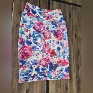 Unicorn watercolor floral Cassie